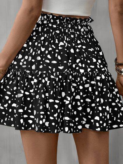 Frill Tied Printed Mini Skirt for a perfect OOTD – dress to impress outfits from Amexza