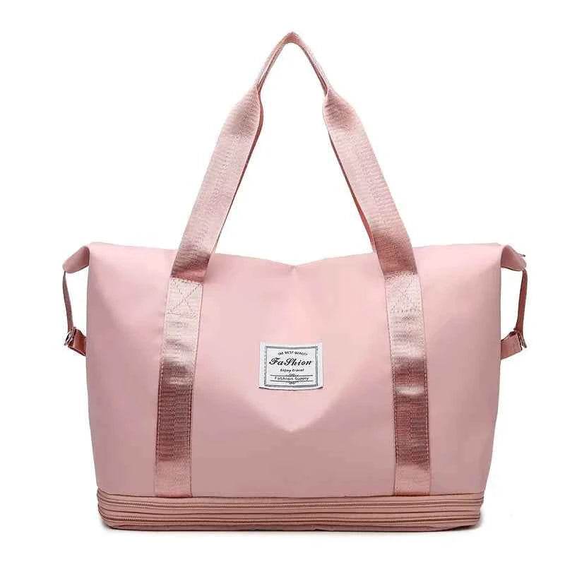 Oxford Cloth Travel Bag Dusty Pink One Size for a perfect OOTD – dress to impress outfits from Amexza