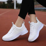 Breathable Mesh Lace Up Athletic White for a perfect OOTD – dress to impress outfits from Amexza