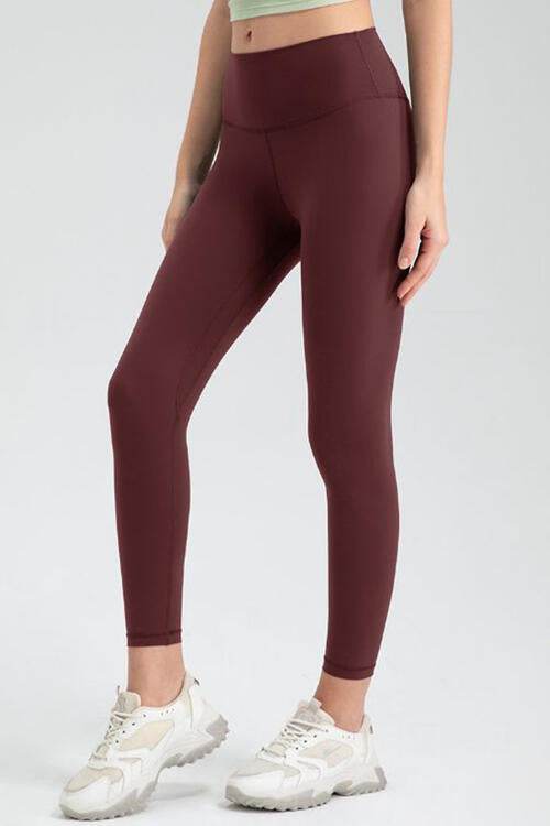 Wide Waistband Slim Fit Active Leggings for a perfect OOTD – dress to impress outfits from Amexza