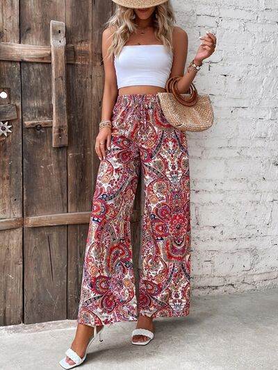 Printed Wide Leg Pants for a perfect OOTD – dress to impress outfits from Amexza