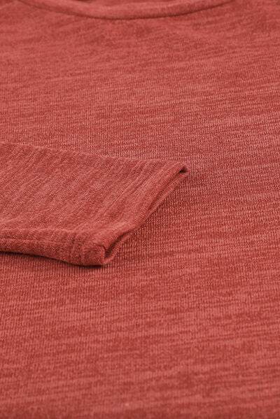 Round Neck Top and Drawstring Plaid Pants Lounge Set for a perfect OOTD – dress to impress outfits from Amexza