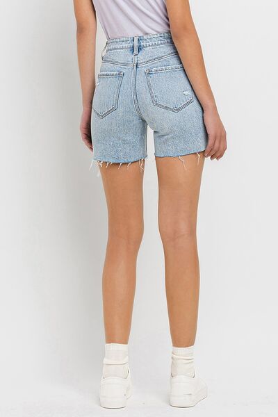 Vervet by Flying Monkey High Rise Denim Shorts for a perfect OOTD – dress to impress outfits from Amexza