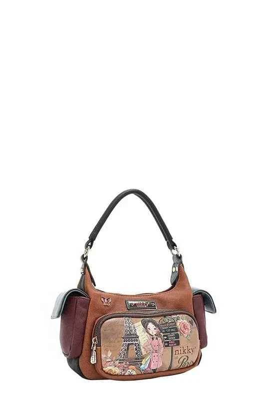 Nicole Lee USA Eco-Leather Shoulder Bag for a perfect OOTD – dress to impress outfits from Amexza