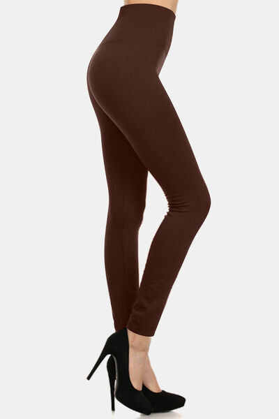 Yelete Full Size Seamless Fleece Lined Leggings for a perfect OOTD – dress to impress outfits from Amexza