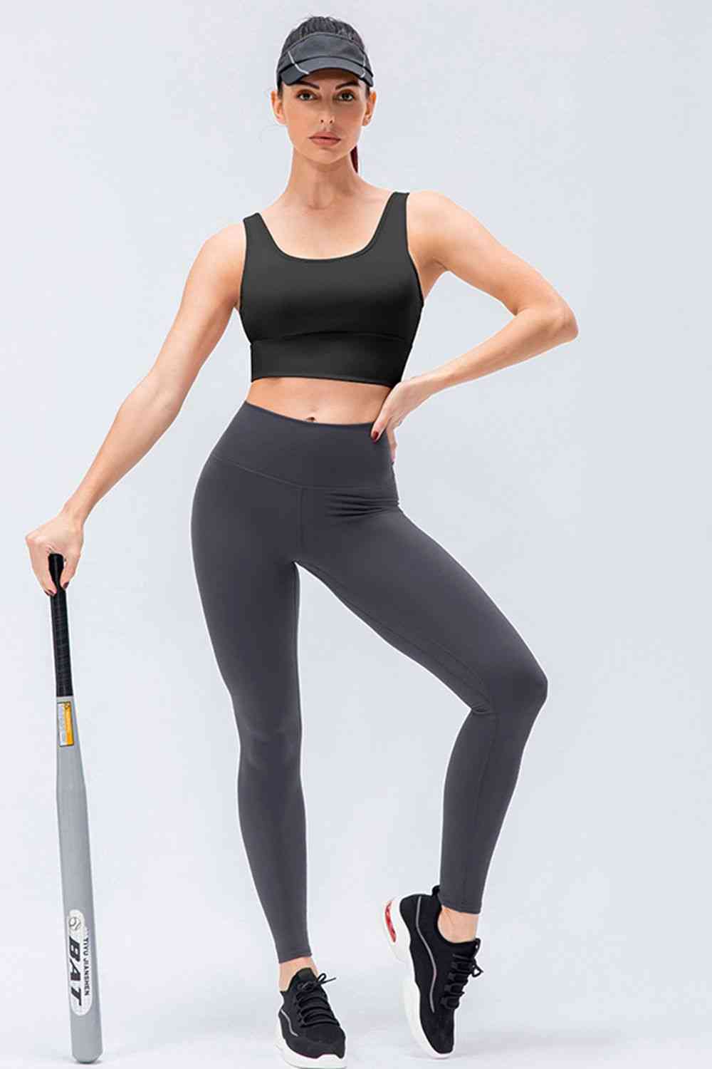 Wide Waistband Slim Fit Active Leggings for a perfect OOTD – dress to impress outfits from Amexza