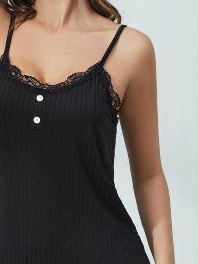 Ribbed Scoop Neck Top and Shorts Lounge Set for a perfect OOTD – dress to impress outfits from Amexza