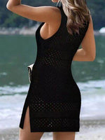 Openwork Scoop Neck Cover Up for a perfect OOTD – dress to impress outfits from Amexza