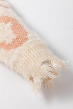 Distressed Trim Leopard V-Neck Sweater for a perfect OOTD – dress to impress outfits from Amexza