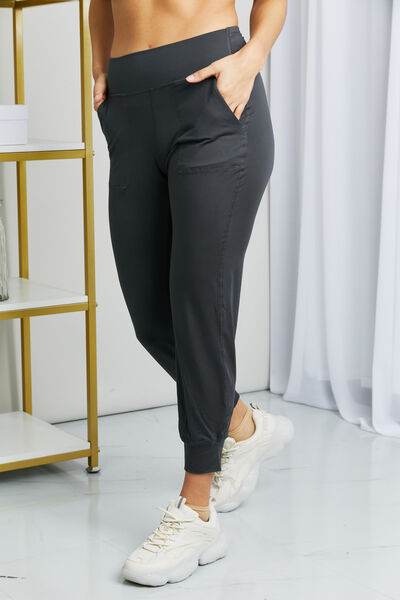 Leggings Depot Full Size Wide Waistband Cropped Joggers for a perfect OOTD – dress to impress outfits from Amexza