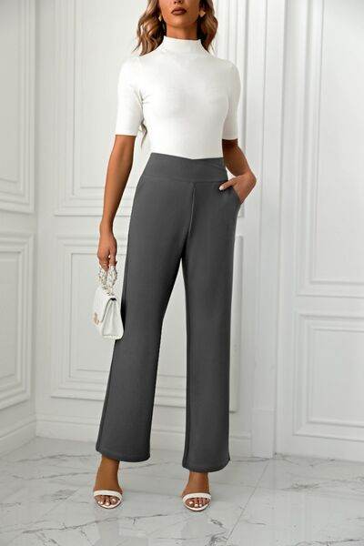 High Waist Straight Leg Pants for a perfect OOTD – dress to impress outfits from Amexza