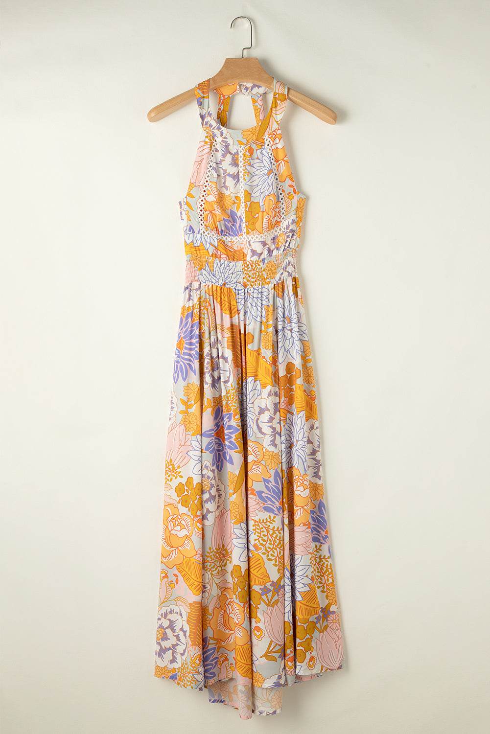 Tied Printed Grecian Sleeveless Maxi Dress for a perfect OOTD – dress to impress outfits from Amexza