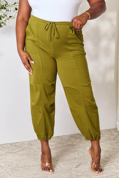 Culture Code Full Size Drawstring Sweatpants with pockets True Moss for a perfect OOTD – dress to impress outfits from Amexza