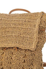 Fame Straw Braided Fashion Backpack for a perfect OOTD – dress to impress outfits from Amexza