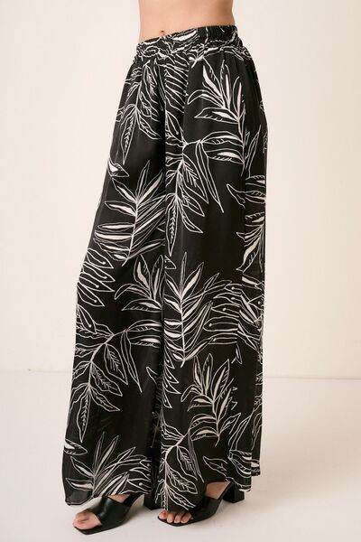 Mittoshop Printed Wide Leg Pants for a perfect OOTD – dress to impress outfits from Amexza