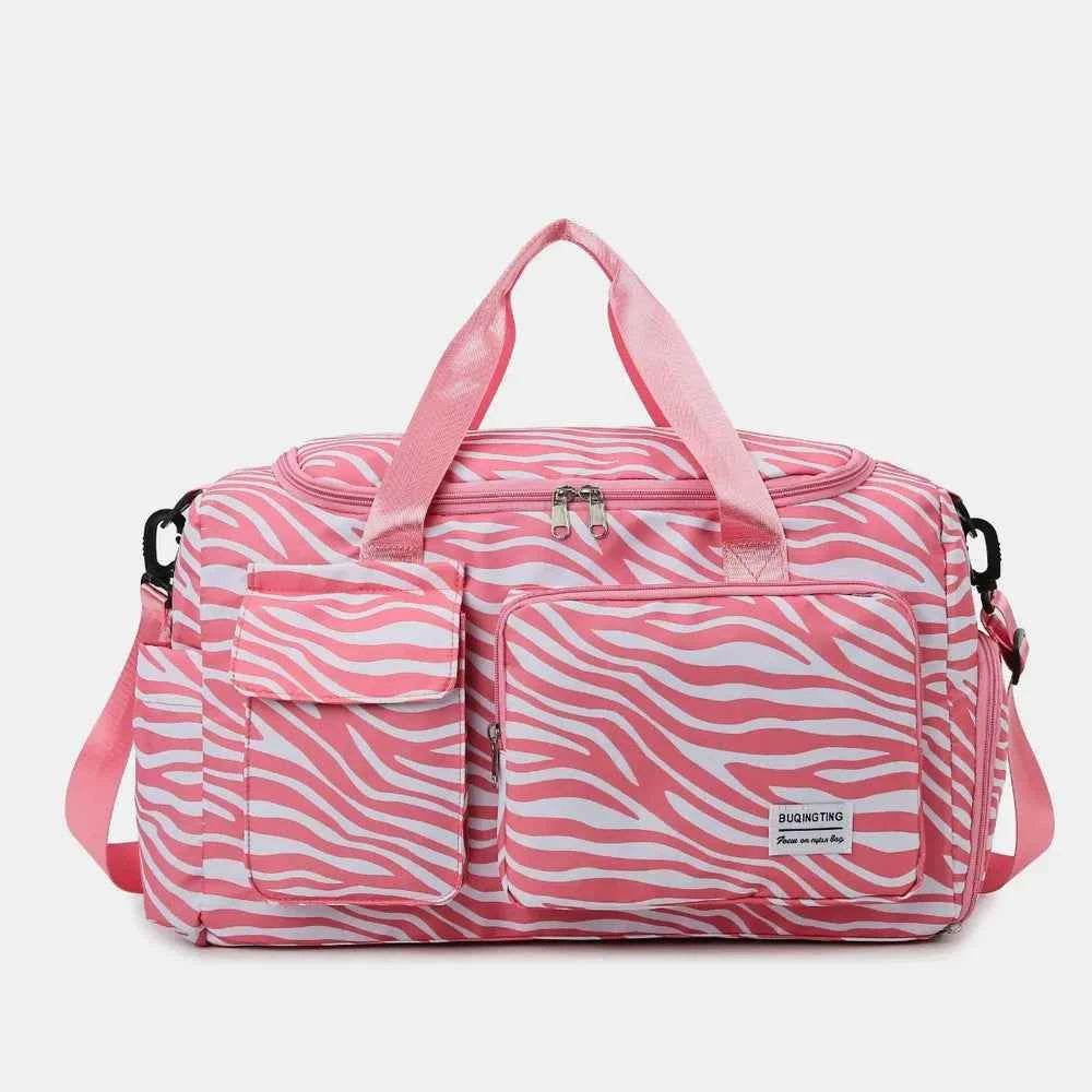 Oxford Cloth Animal Print Travel Bag for a perfect OOTD – dress to impress outfits from Amexza
