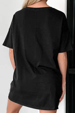 GAME DAY Round Neck Short Sleeve T-Shirt - Amexza