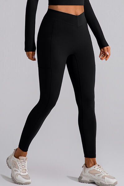 High Waist Active Leggings with Pockets for a perfect OOTD – dress to impress outfits from Amexza