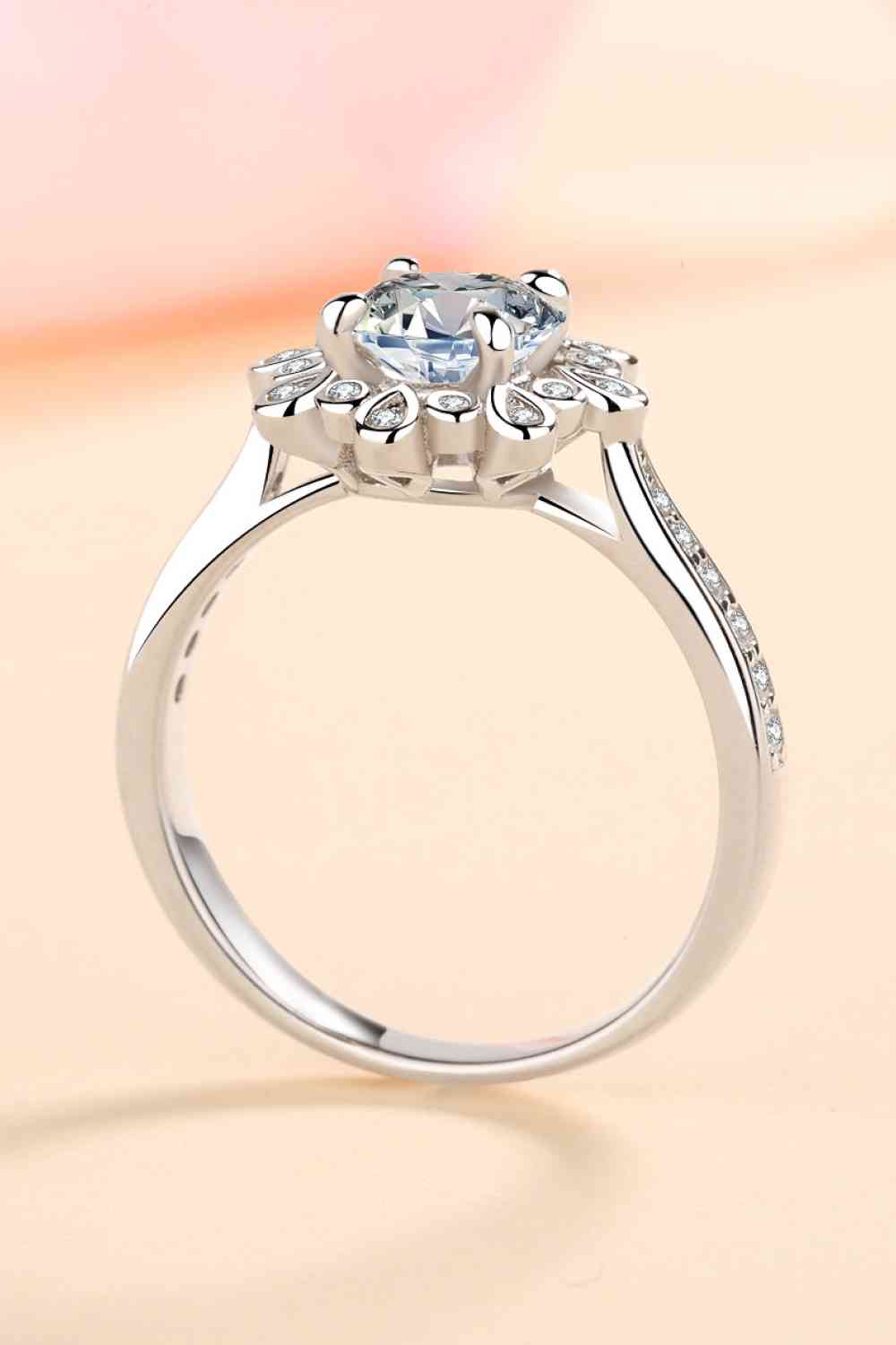 Can't Stop Your Shine 925 Sterling Silver Moissanite Ring for a perfect OOTD – dress to impress outfits from Amexza