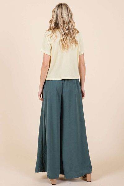 Mittoshop Pleated Wide Leg Pants for a perfect OOTD – dress to impress outfits from Amexza