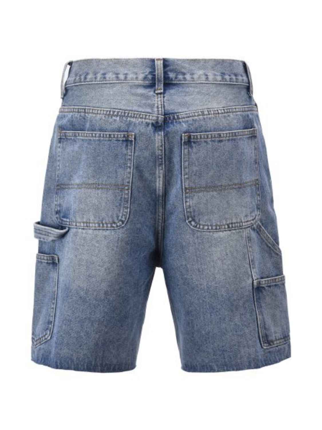 Men's Washed Cargo Denim Shorts for a perfect OOTD – dress to impress outfits from Amexza