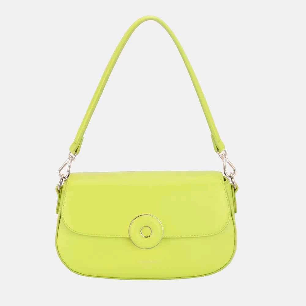 David Jones PU Leather Shoulder Bag L.Green One Size for a perfect OOTD – dress to impress outfits from Amexza