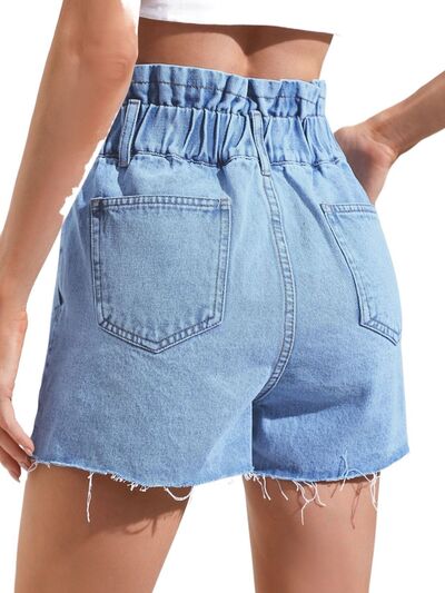 Denim Shorts with Pockets for a perfect OOTD – dress to impress outfits from Amexza