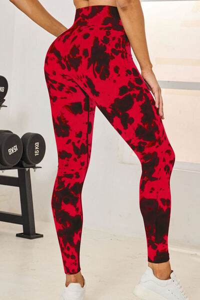 Tie-Dye High Waist Active Leggings for a perfect OOTD – dress to impress outfits from Amexza