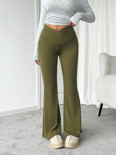 Devine Highly Stretchy Bootcut Pants Moss for a perfect OOTD – dress to impress outfits from Amexza