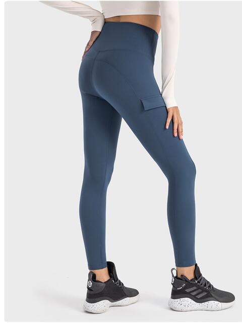 Millennia Wide Waistband Sports Leggings for a perfect OOTD – dress to impress outfits from Amexza