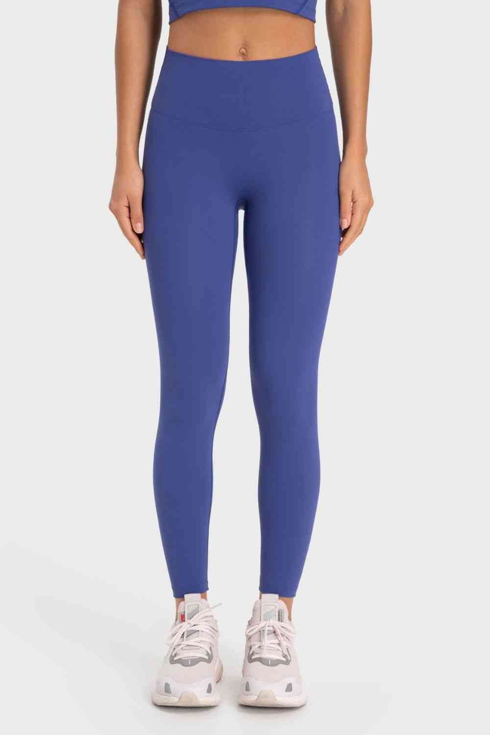 Millennia Basic Full Length Active Leggings Cobalt Blue for a perfect OOTD – dress to impress outfits from Amexza