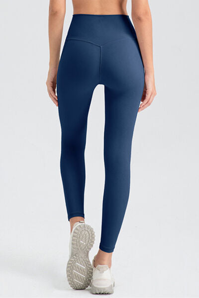 High Waist Skinny Active Pants - Amexza