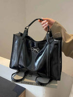 PU Leather Bow Shoulder Bag for a perfect OOTD – dress to impress outfits from Amexza