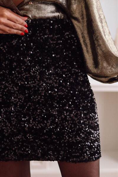 Sequin Mini Skirt for a perfect OOTD – dress to impress outfits from Amexza