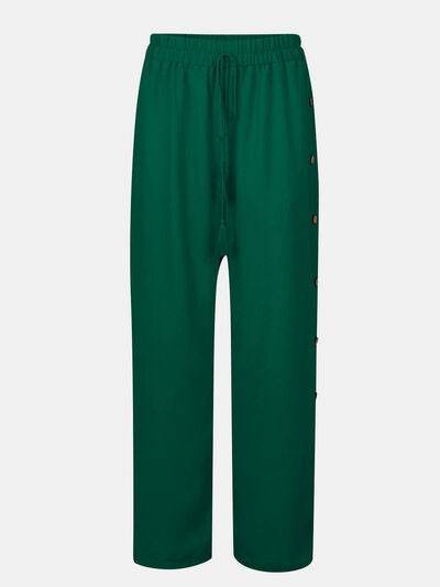 Full Size Tassel Wide Leg Pants - Amexza