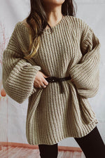 Boat Neck Dropped Shoulder Mini Sweater Dress Mocha One Size for a perfect OOTD – dress to impress outfits from Amexza