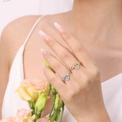 925 Sterling Silver Heart Ring for a perfect OOTD – dress to impress outfits from Amexza