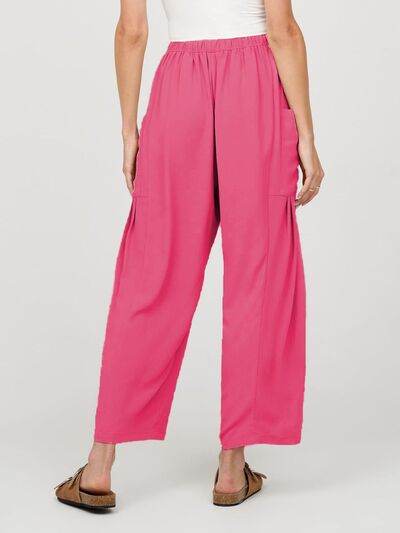 Full Size Wide Leg Pants with Pockets for a perfect OOTD – dress to impress outfits from Amexza