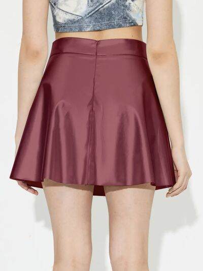 Ruched Mini Skirt with Zipper for a perfect OOTD – dress to impress outfits from Amexza