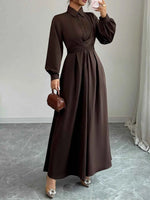 Long Sleeve Maxi Shirt Dress