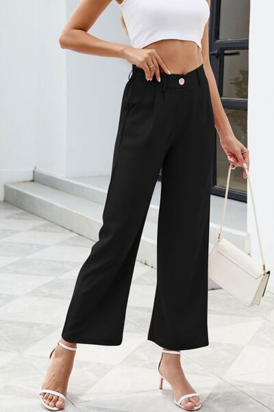 Pocketed High Waist Pants for a perfect OOTD – dress to impress outfits from Amexza