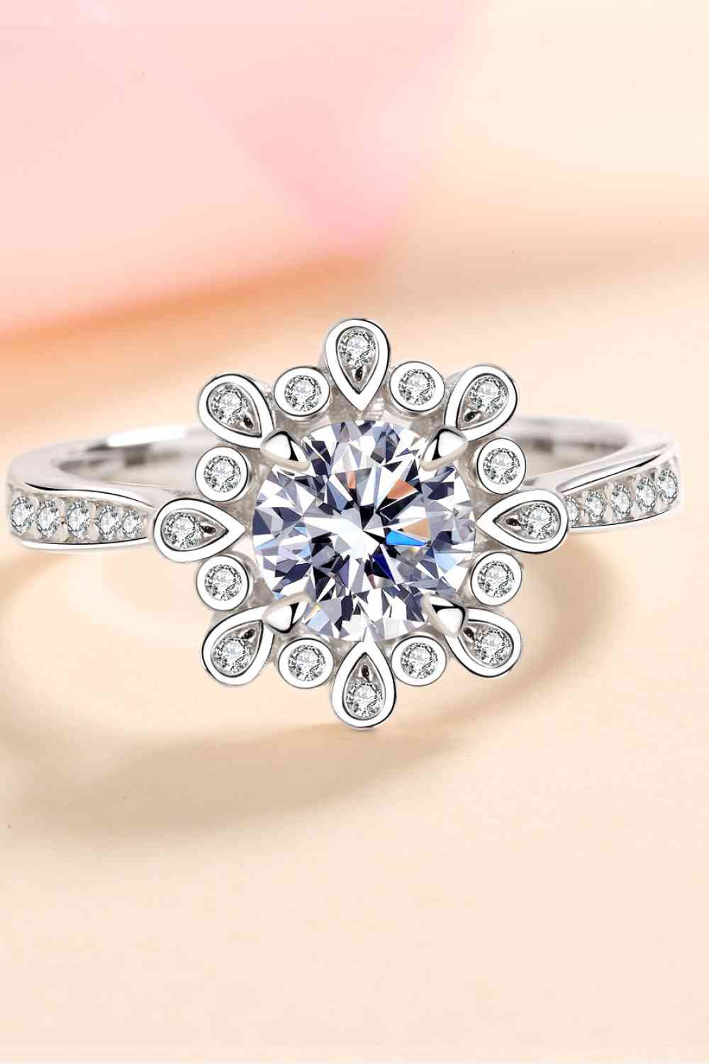 Can't Stop Your Shine 925 Sterling Silver Moissanite Ring for a perfect OOTD – dress to impress outfits from Amexza