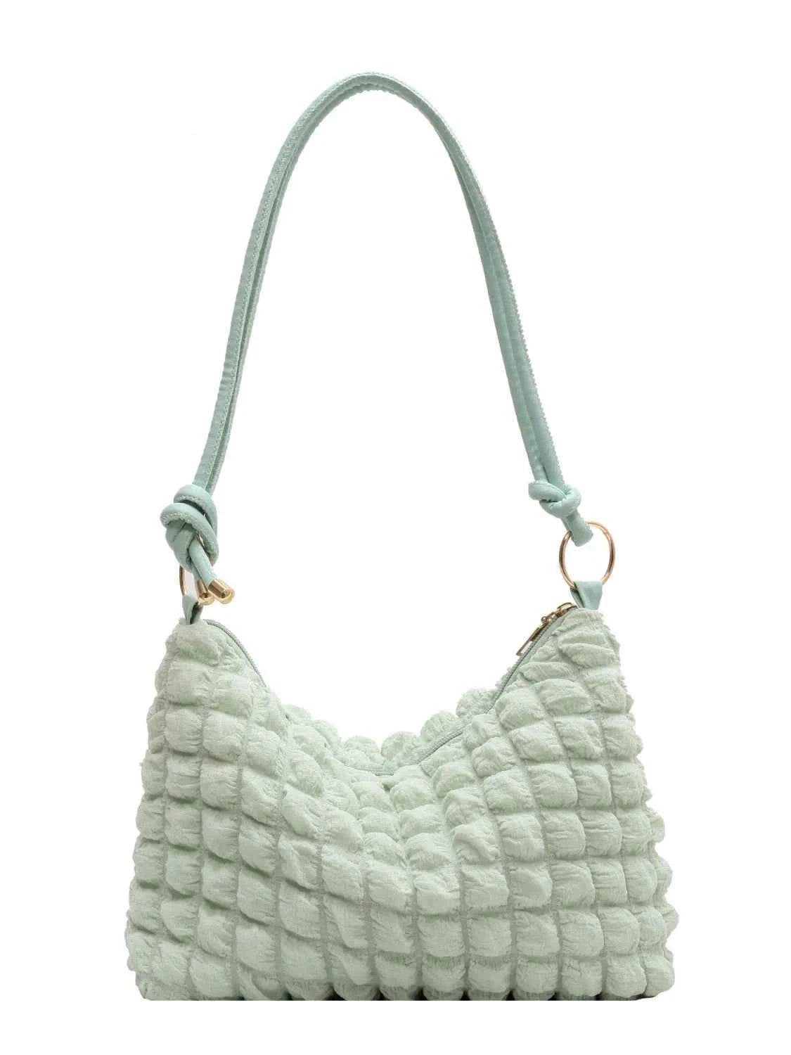 Quilted Bubble Textured Shoulder Bag for a perfect OOTD – dress to impress outfits from Amexza