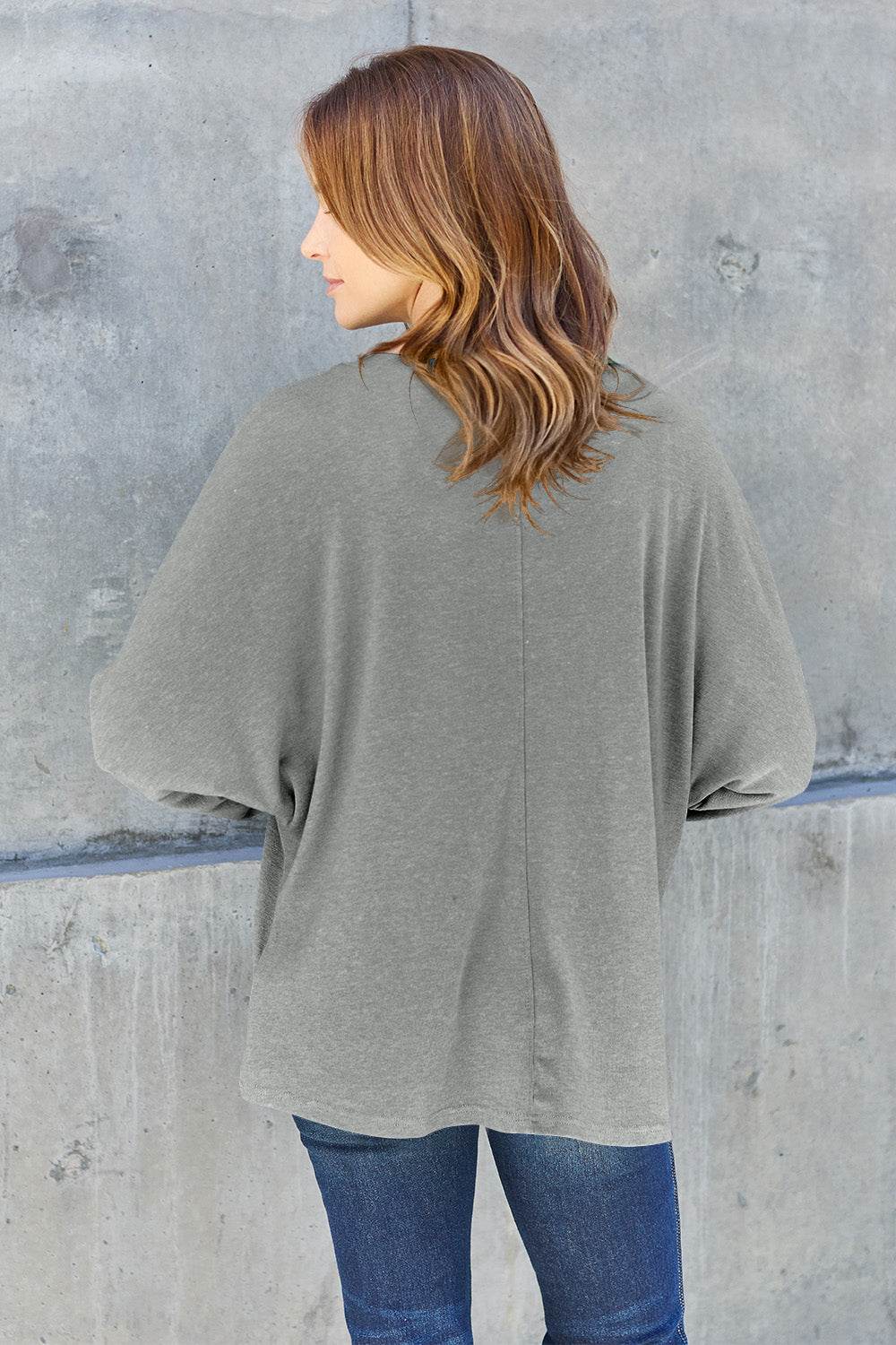 Double Take Full Size Round Neck Long Sleeve T-Shirt for a perfect OOTD – dress to impress outfits from Amexza