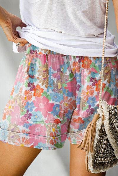 Drawstring Printed Shorts with Pockets for a perfect OOTD – dress to impress outfits from Amexza