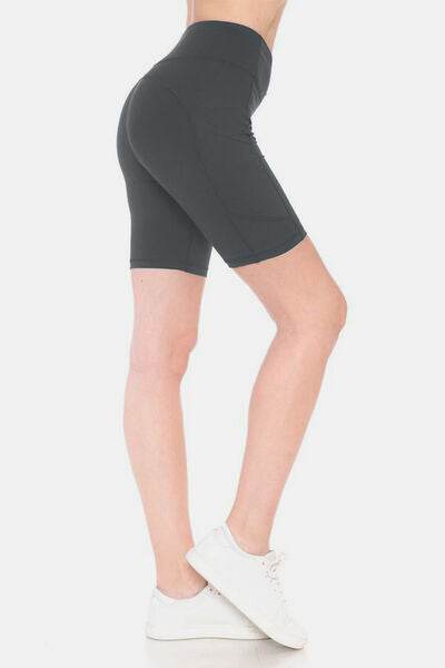 Leggings Depot Full Size High Waist Active Shorts - Amexza