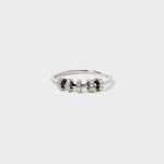 Inlaid Zircon 925 Sterling Silver Ring Silver for a perfect OOTD – dress to impress outfits from Amexza