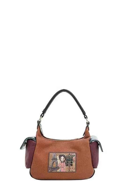 Nicole Lee USA Eco-Leather Shoulder Bag for a perfect OOTD – dress to impress outfits from Amexza