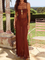 Sweetheart Neck Maxi Cami Dress