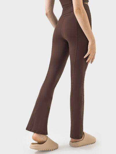 Millennia Zipper Detail High Waist Active Pants - Amexza